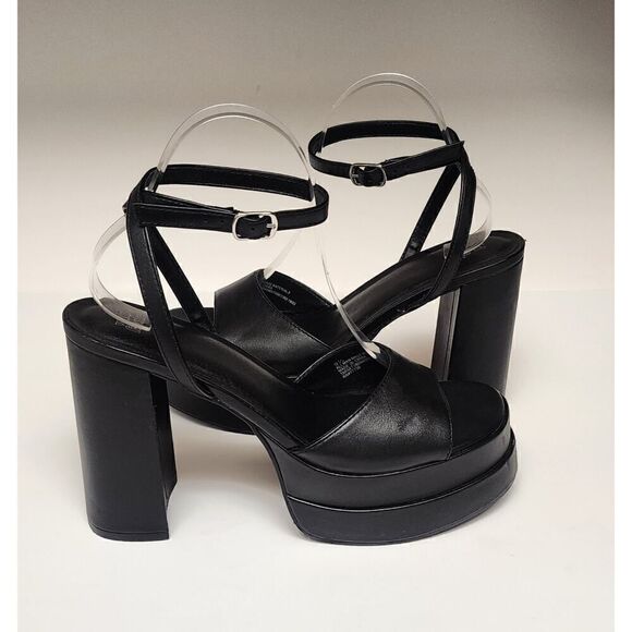 Wild Fable Women's Faux Leather Platform Ultra High Ankle Straps Heel Pumps 9.5 - Picture 8 of 9